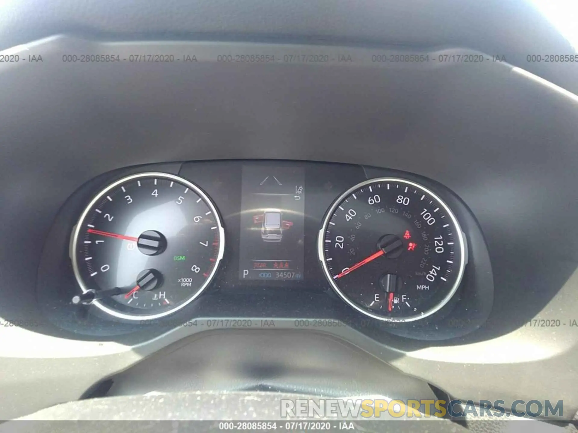 7 fotografías del automóvil dañado 2T3P1RFV7KW004662 TOYOTA RAV4 2019