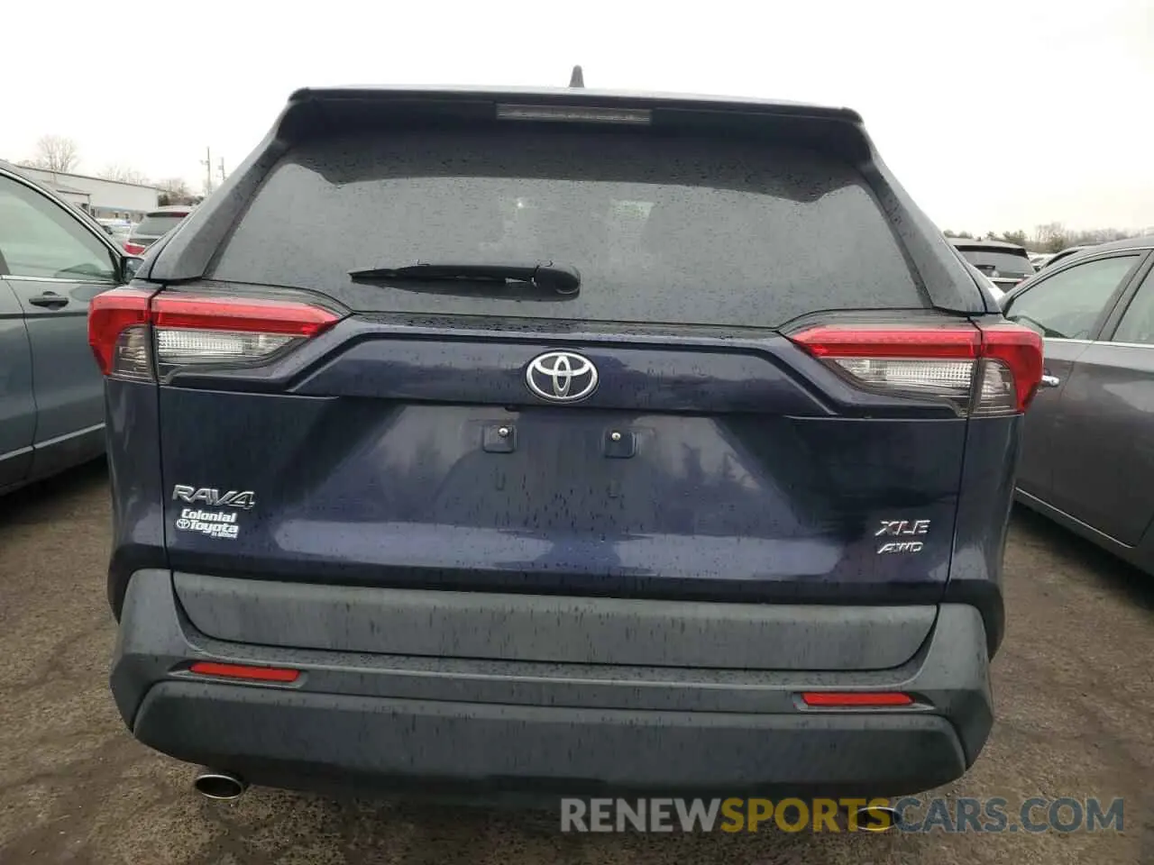 6 fotografías del automóvil dañado 2T3P1RFV7KW018688 TOYOTA RAV4 2019