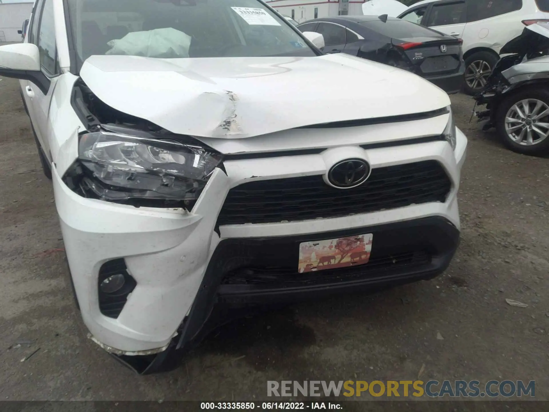 6 fotografías del automóvil dañado 2T3P1RFV7KW043946 TOYOTA RAV4 2019