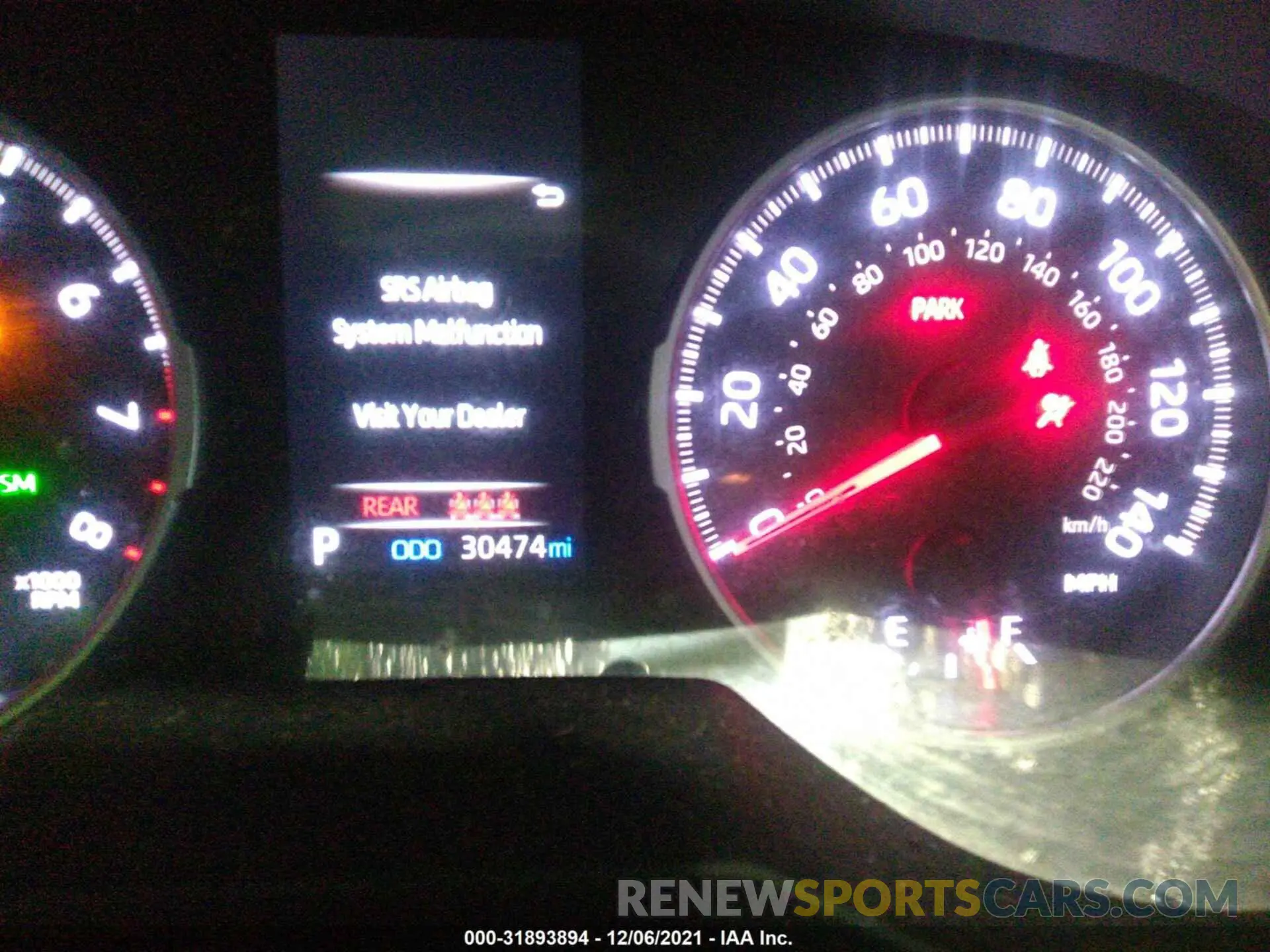 7 fotografías del automóvil dañado 2T3P1RFV8KW035855 TOYOTA RAV4 2019