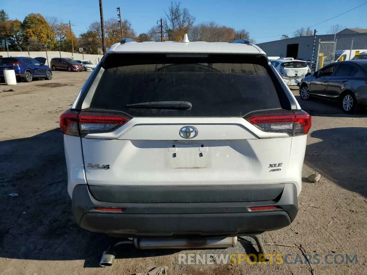 6 fotografías del automóvil dañado 2T3P1RFV8KW057175 TOYOTA RAV4 2019