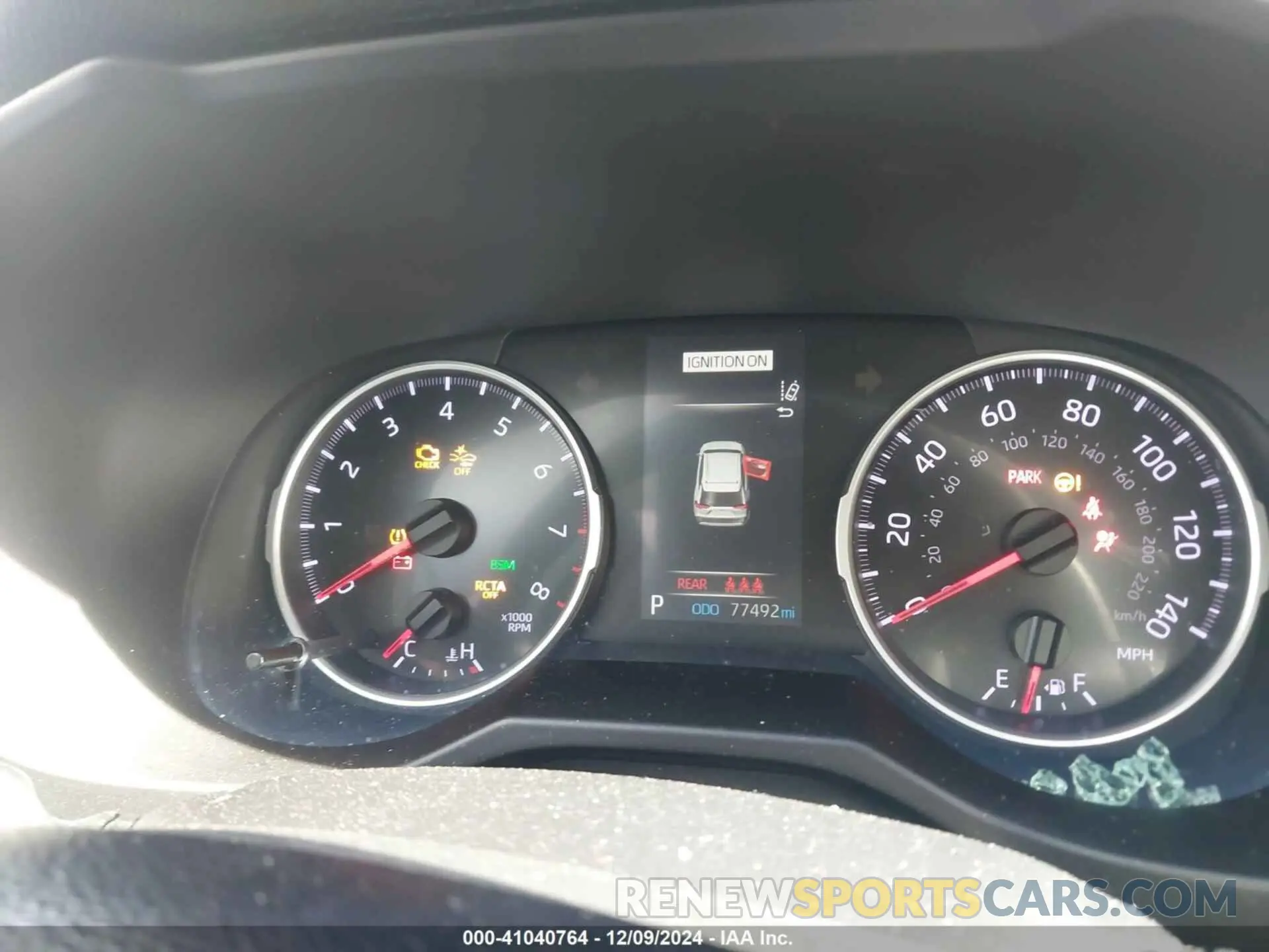 7 fotografías del automóvil dañado 2T3P1RFV9KC027426 TOYOTA RAV4 2019