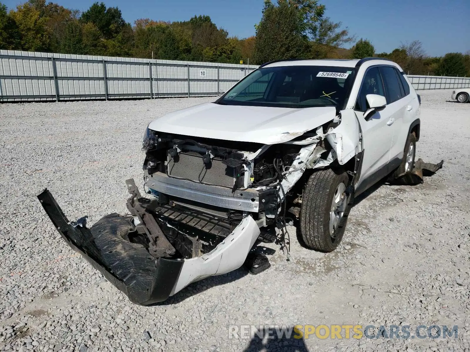2 fotografías del automóvil dañado 2T3P1RFVXKC003250 TOYOTA RAV4 2019