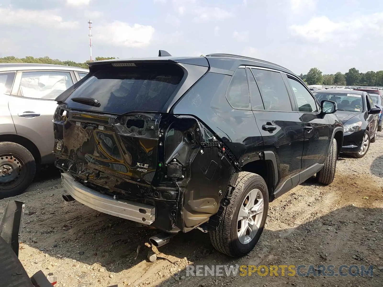 4 fotografías del automóvil dañado 2T3P1RFVXKC004222 TOYOTA RAV4 2019