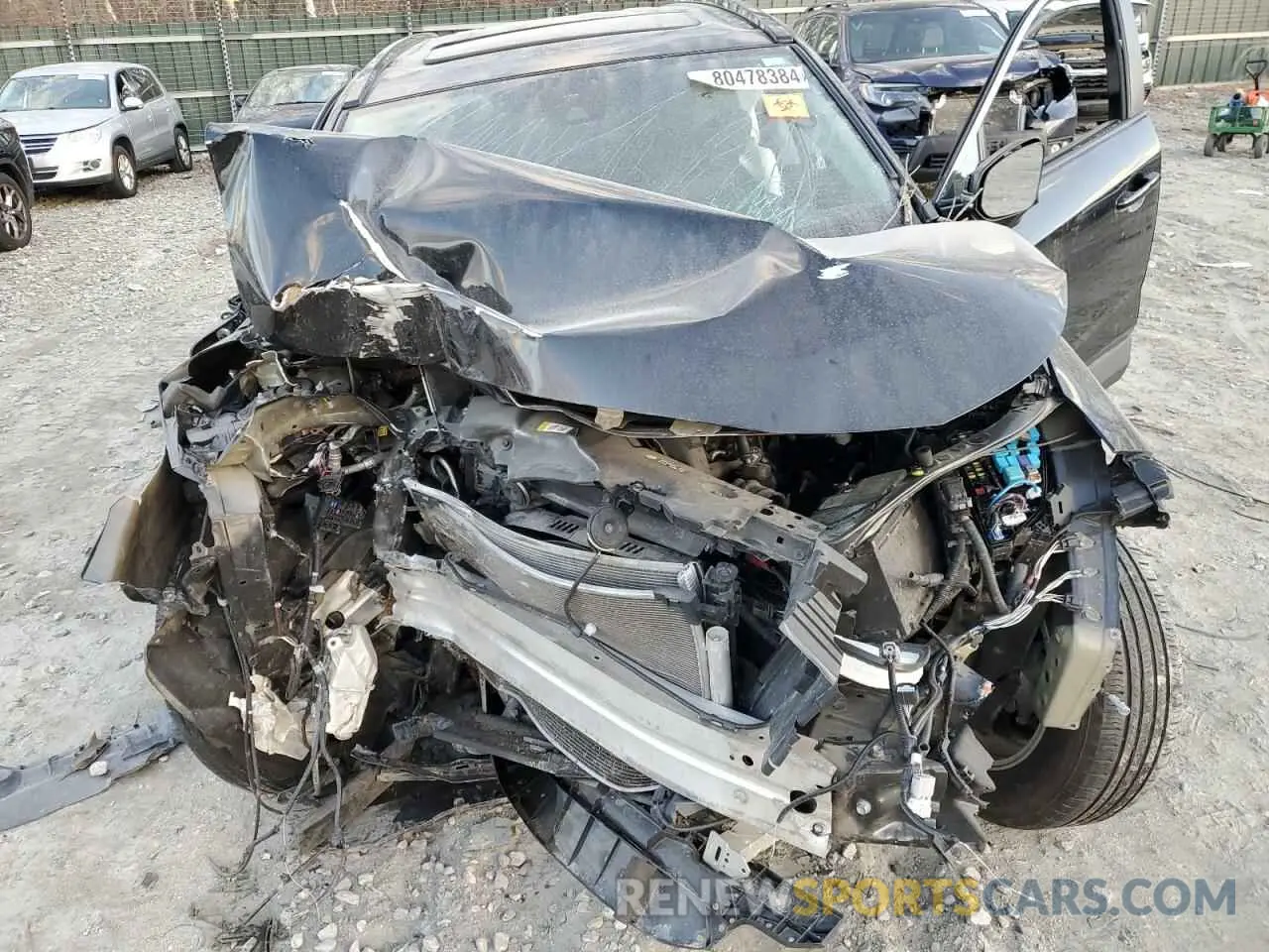 12 fotografías del automóvil dañado 2T3P1RFVXKC035048 TOYOTA RAV4 2019