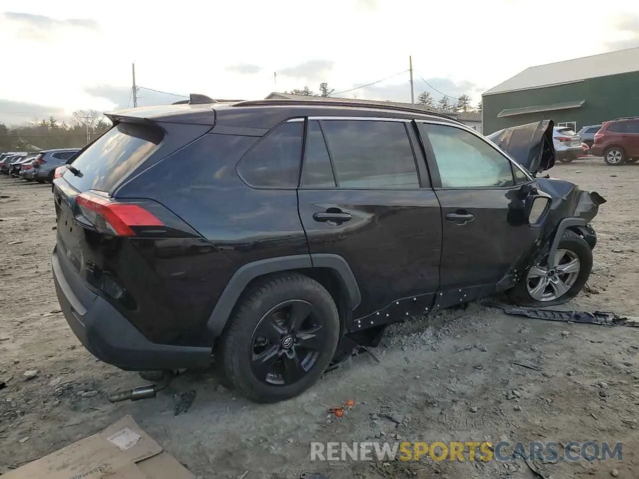 3 fotografías del automóvil dañado 2T3P1RFVXKC035048 TOYOTA RAV4 2019