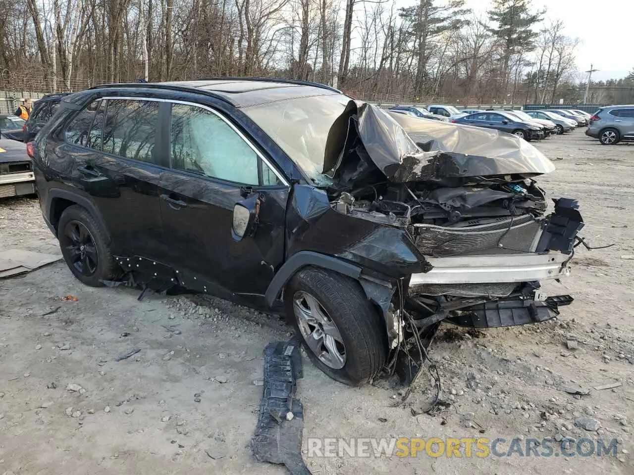4 fotografías del automóvil dañado 2T3P1RFVXKC035048 TOYOTA RAV4 2019