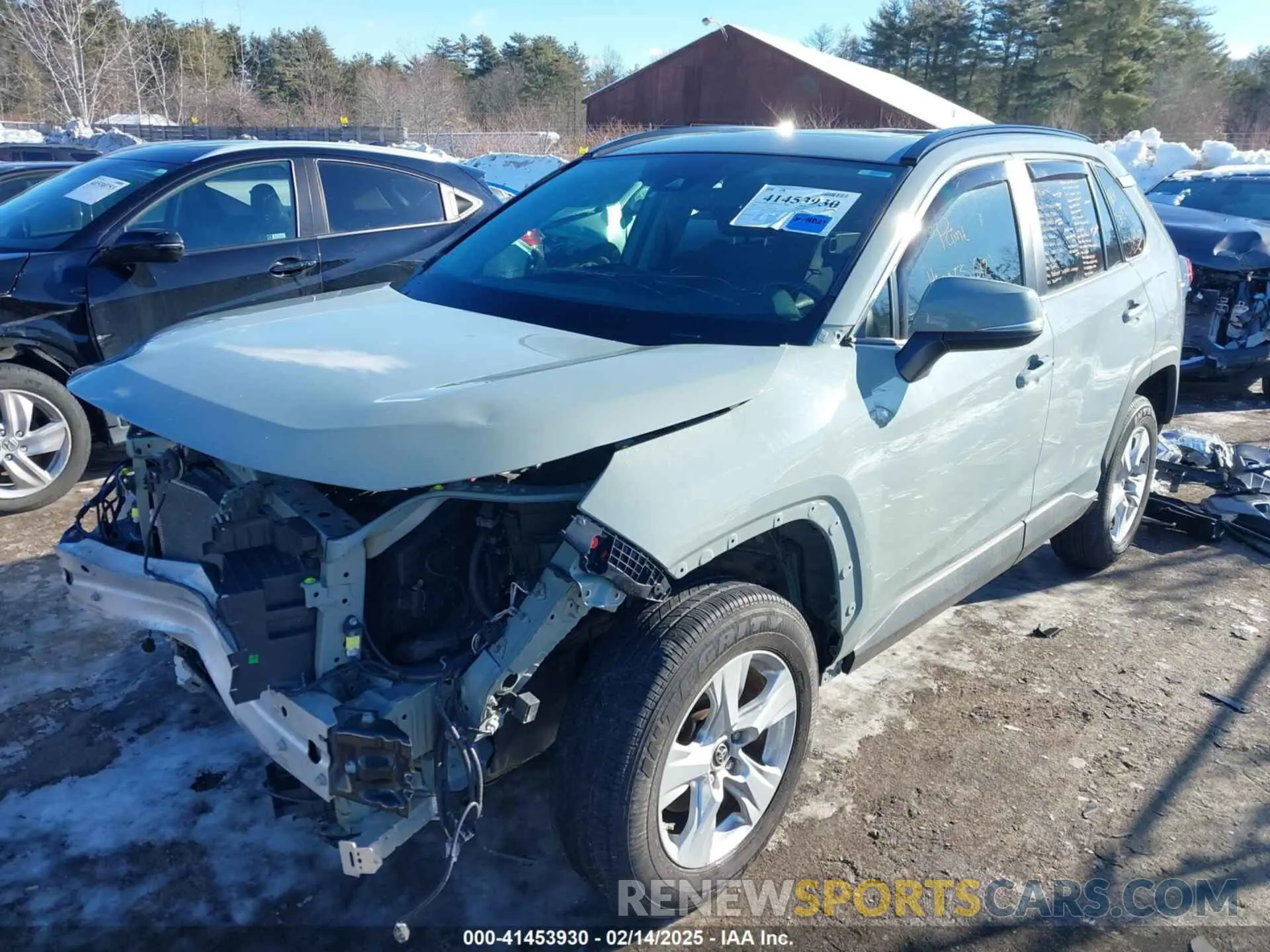 2 fotografías del automóvil dañado 2T3P1RFVXKW052589 TOYOTA RAV4 2019