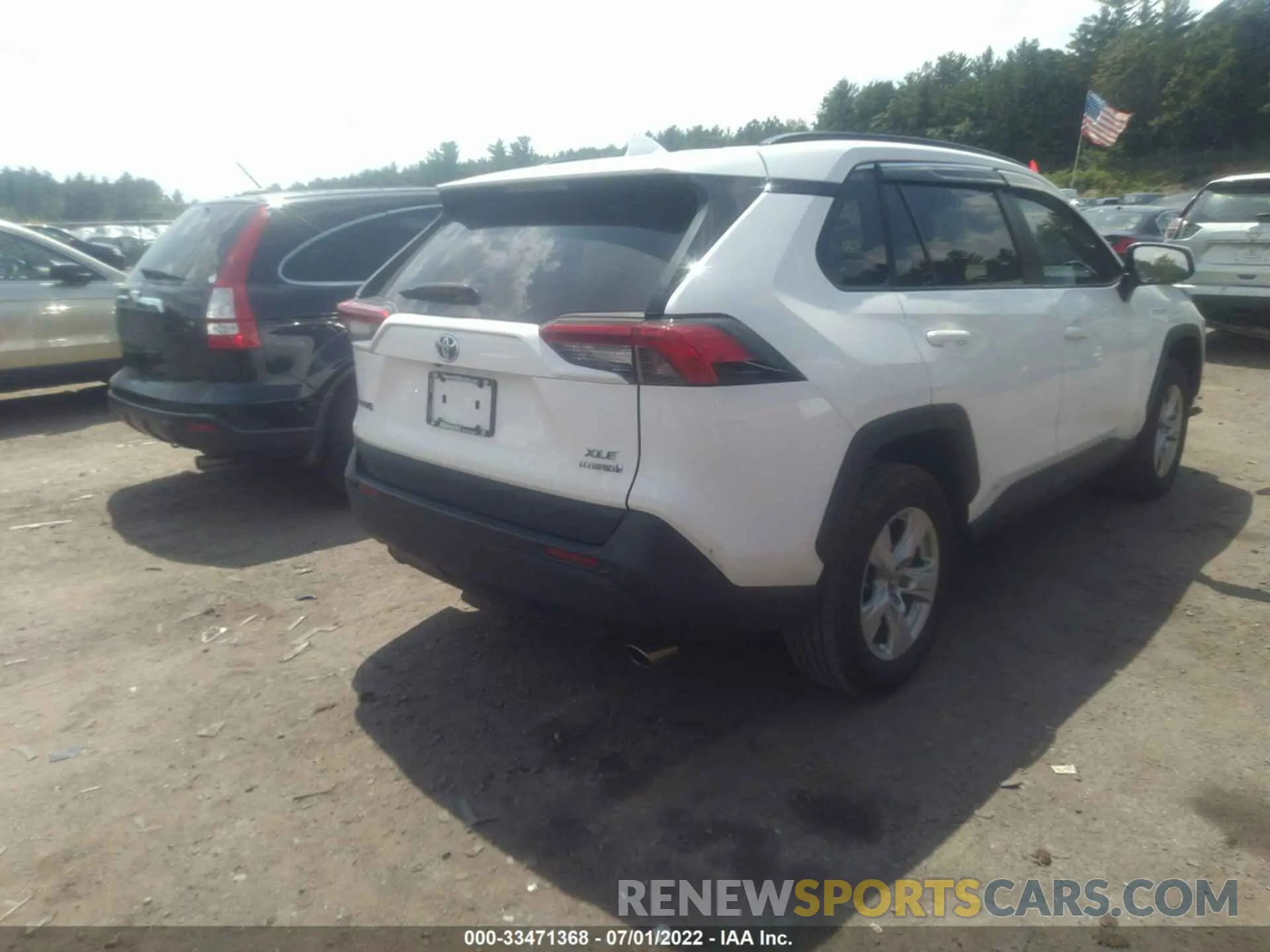 4 fotografías del automóvil dañado 2T3RWRFV0KW002603 TOYOTA RAV4 2019