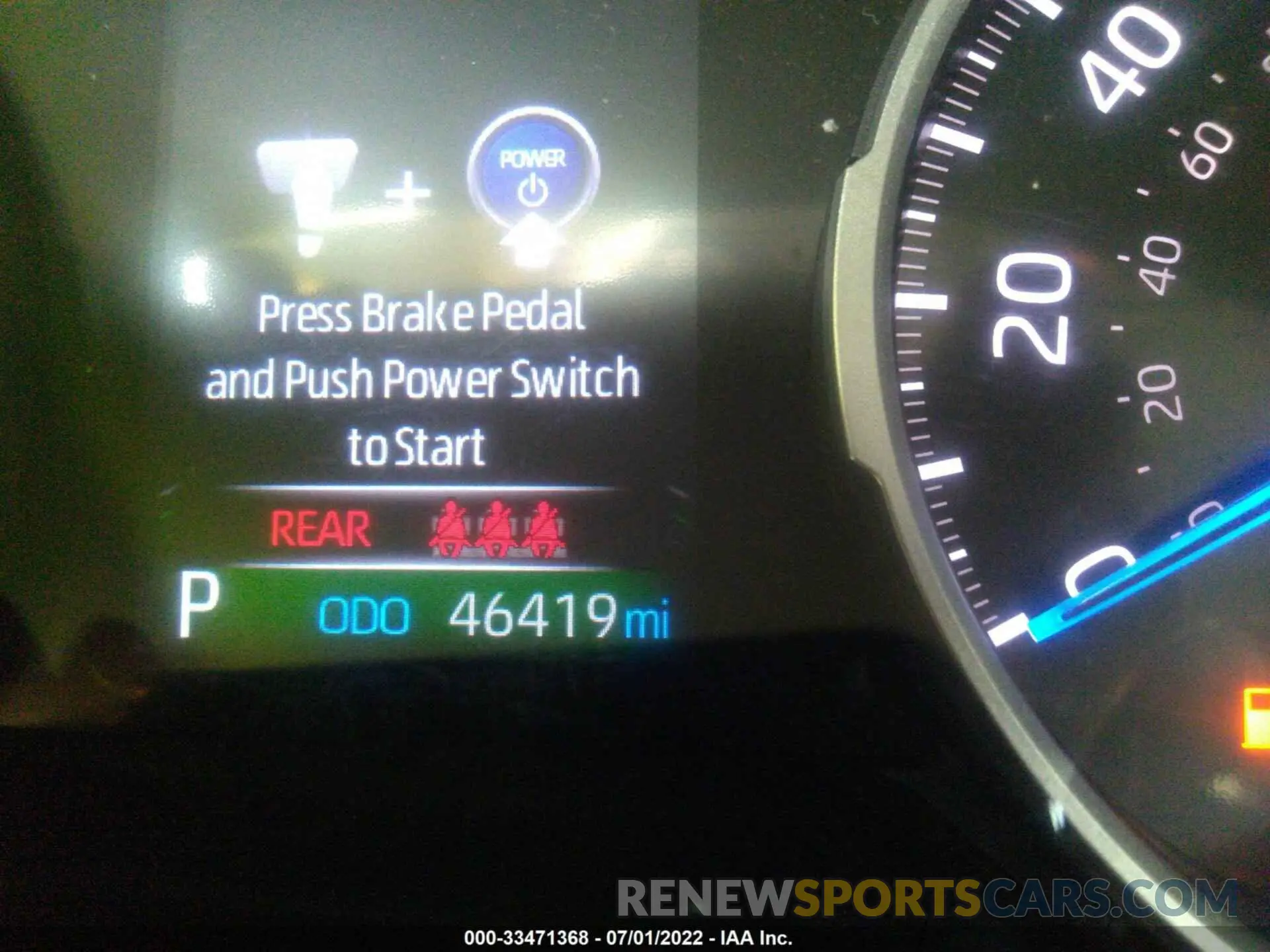 7 fotografías del automóvil dañado 2T3RWRFV0KW002603 TOYOTA RAV4 2019