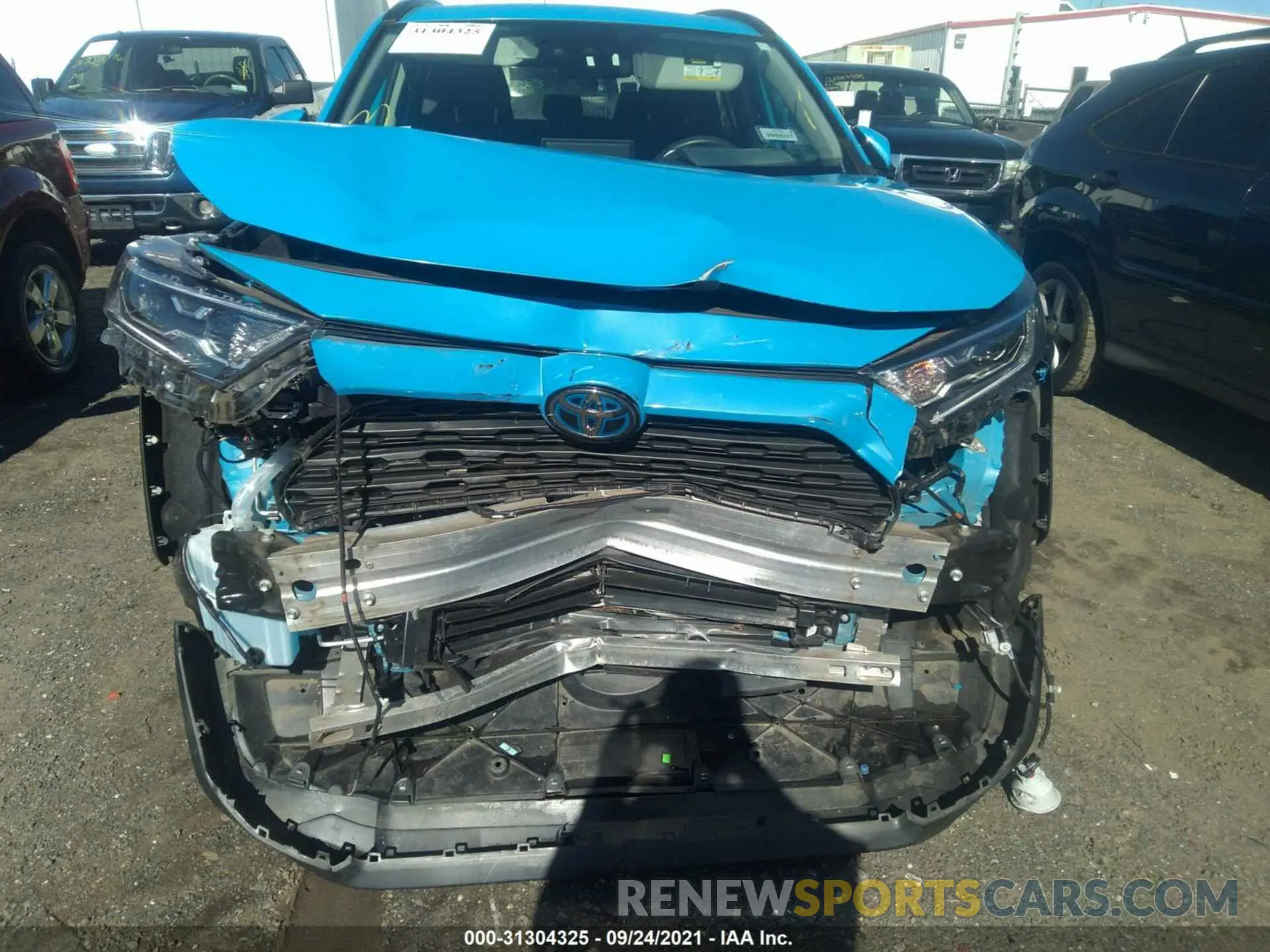 6 fotografías del automóvil dañado 2T3RWRFV0KW023564 TOYOTA RAV4 2019