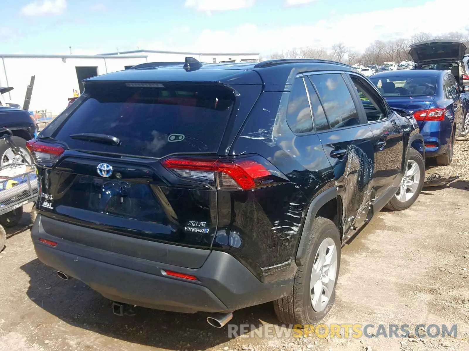 4 fotografías del automóvil dañado 2T3RWRFV2KW028474 TOYOTA RAV4 2019