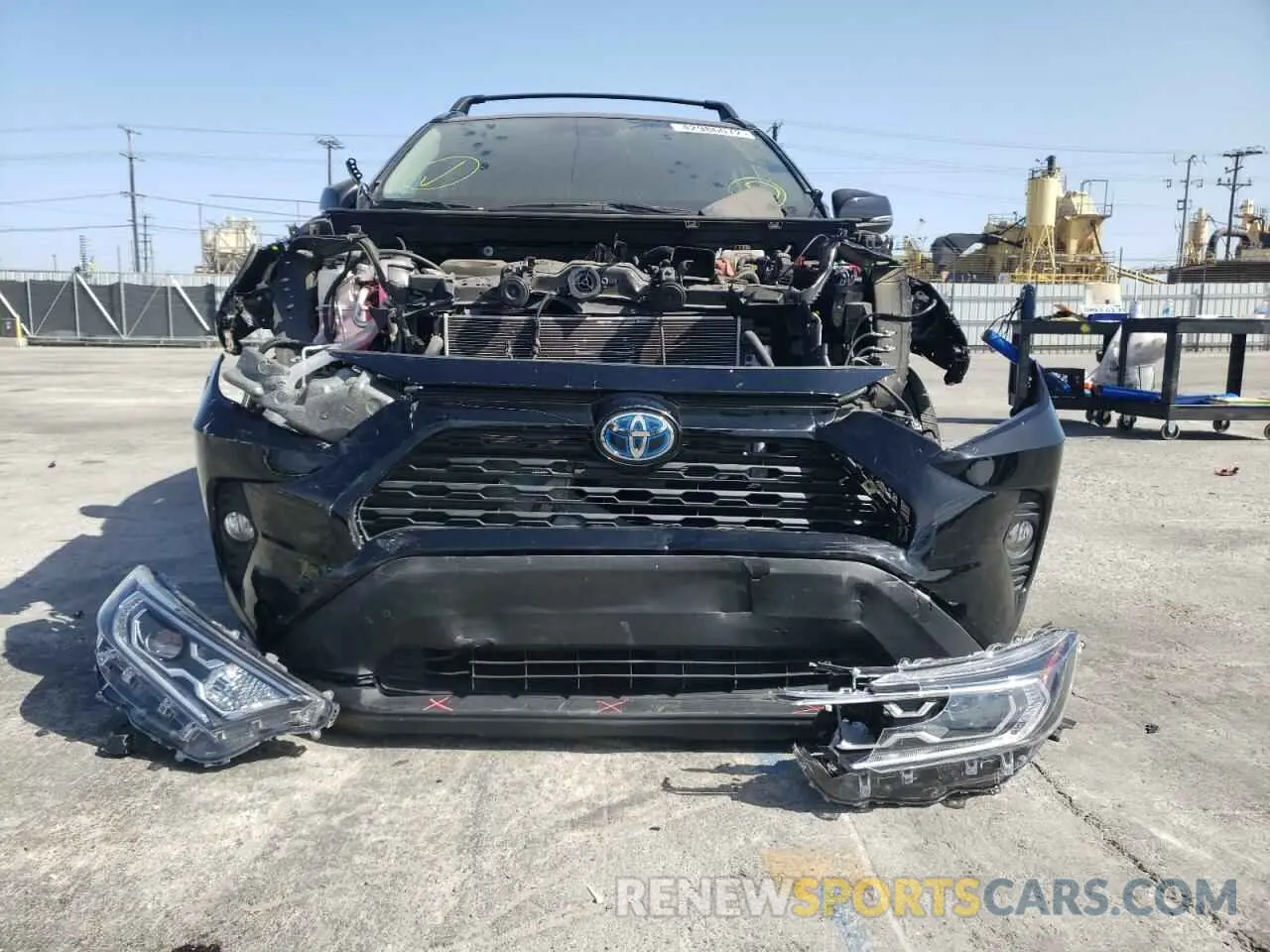 9 fotografías del automóvil dañado 2T3RWRFV2KW041709 TOYOTA RAV4 2019