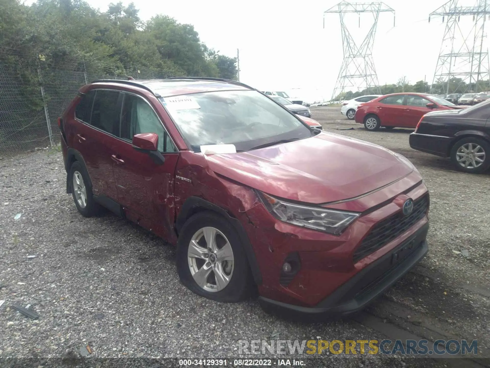 1 fotografías del automóvil dañado 2T3RWRFV3KW019573 TOYOTA RAV4 2019