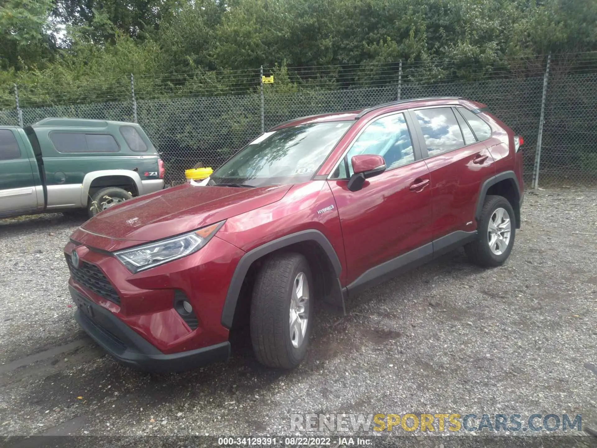 2 fotografías del automóvil dañado 2T3RWRFV3KW019573 TOYOTA RAV4 2019