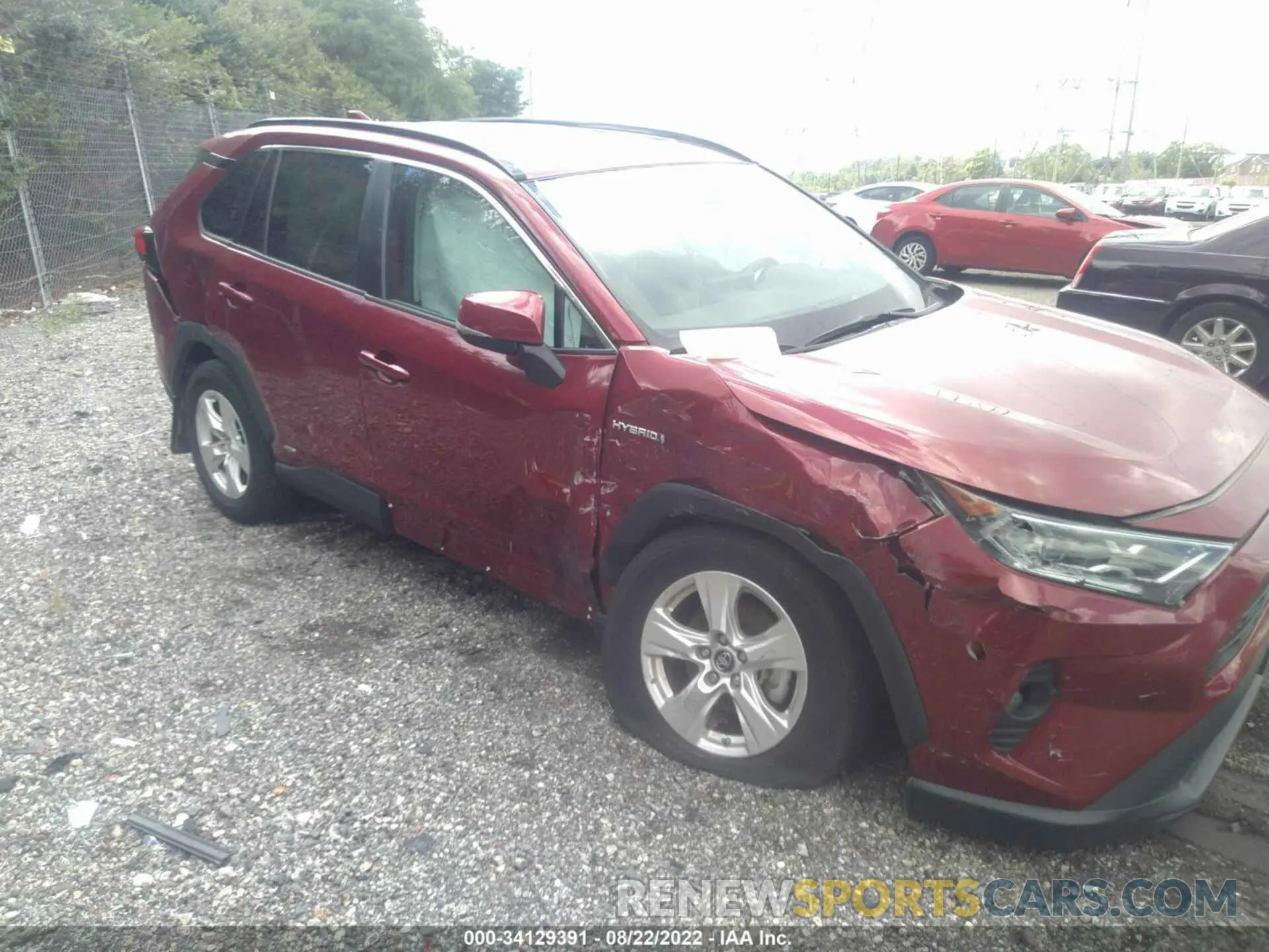 6 fotografías del automóvil dañado 2T3RWRFV3KW019573 TOYOTA RAV4 2019
