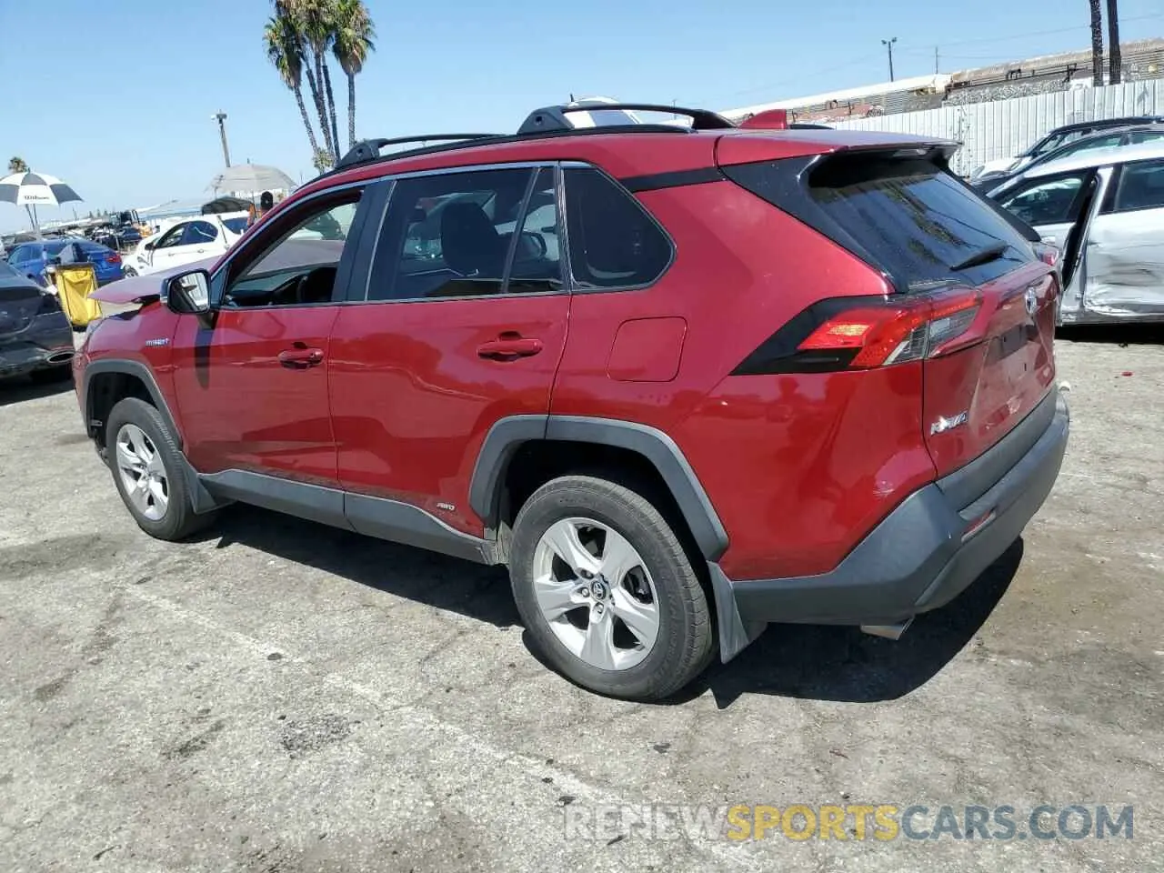 2 fotografías del automóvil dañado 2T3RWRFV4KW041887 TOYOTA RAV4 2019