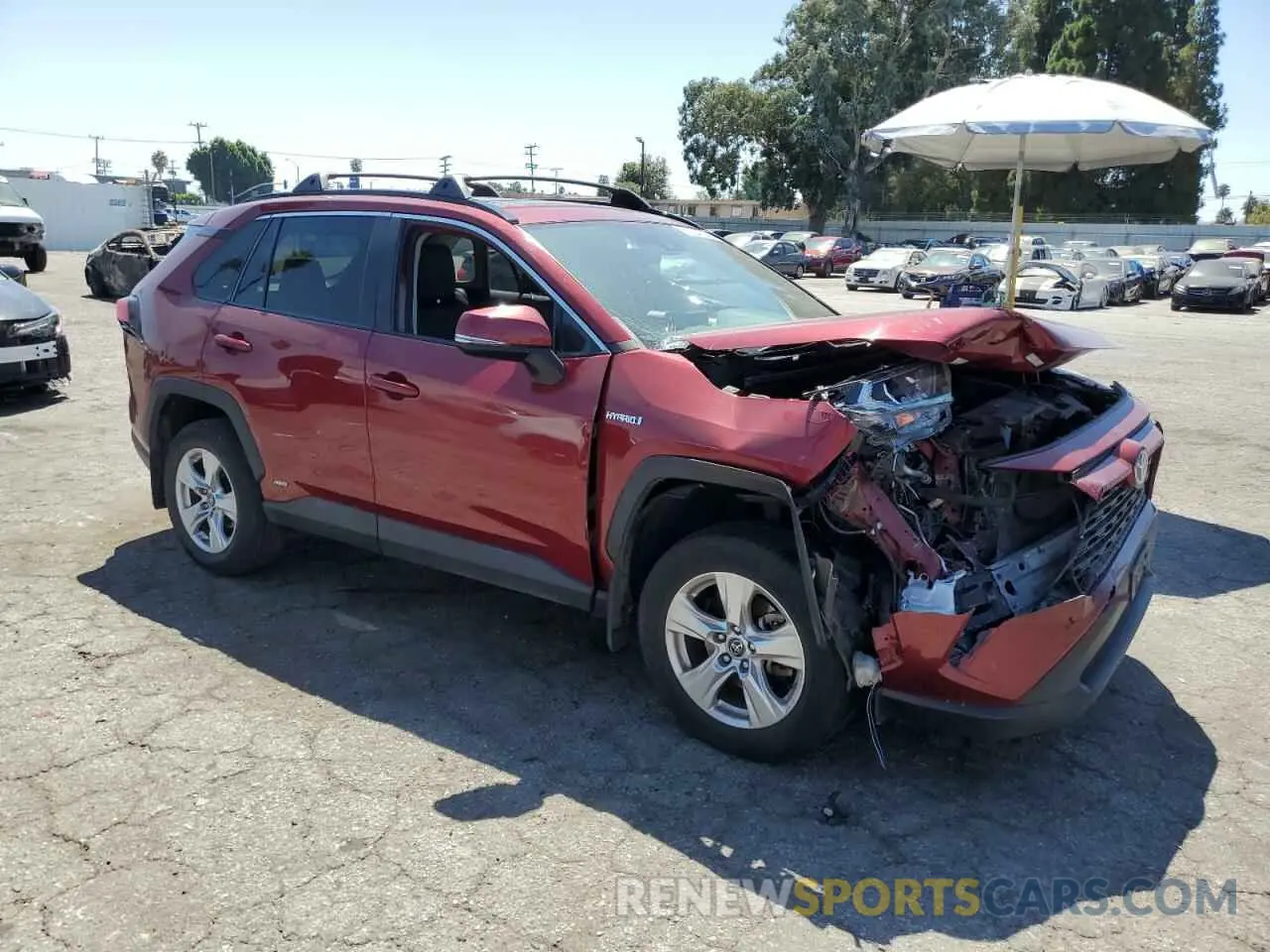 4 fotografías del automóvil dañado 2T3RWRFV4KW041887 TOYOTA RAV4 2019
