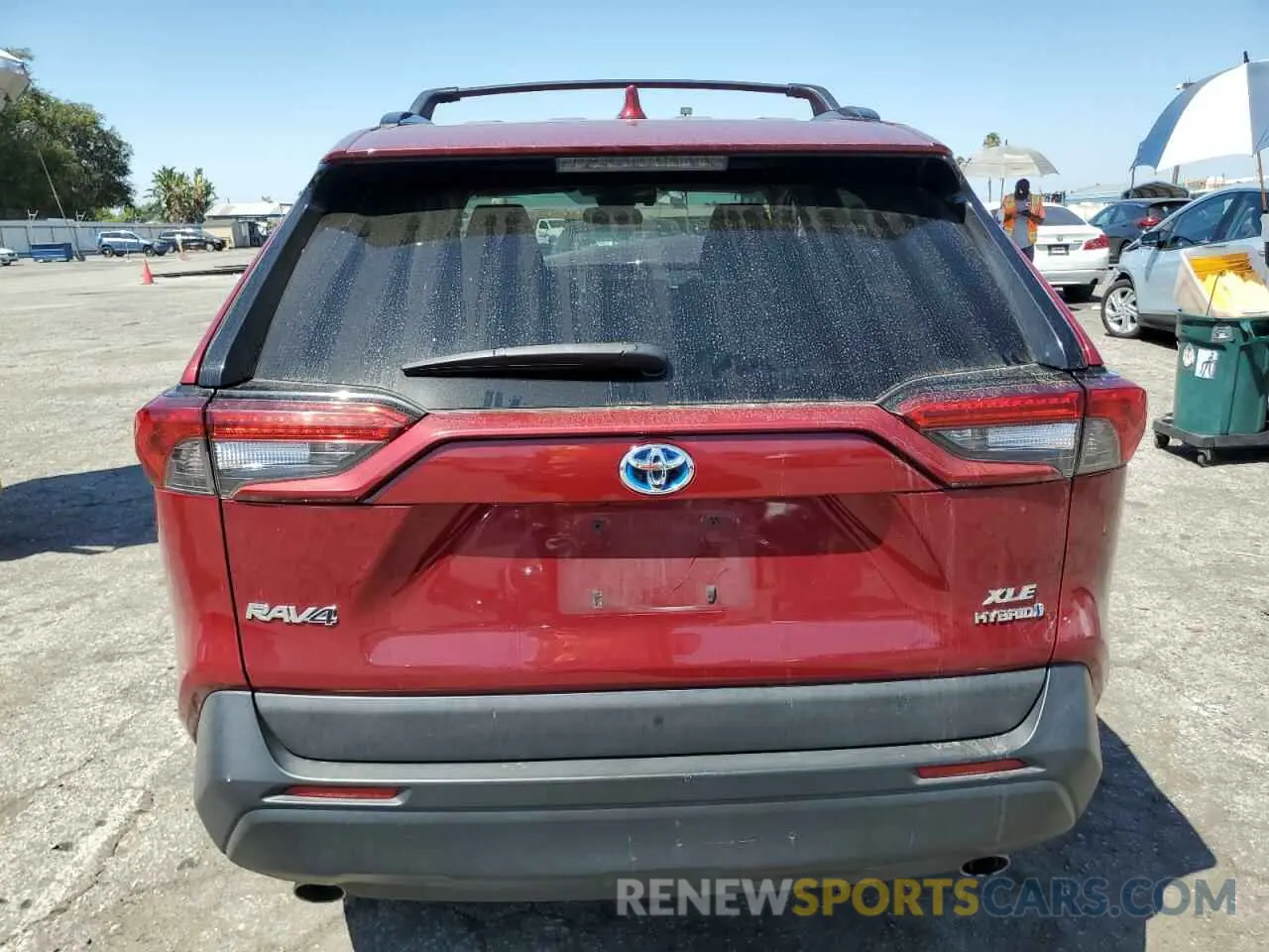 6 fotografías del automóvil dañado 2T3RWRFV4KW041887 TOYOTA RAV4 2019