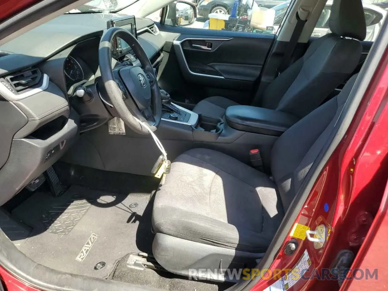 7 fotografías del automóvil dañado 2T3RWRFV4KW041887 TOYOTA RAV4 2019