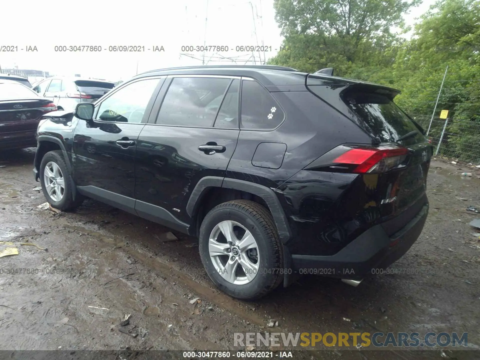3 fotografías del automóvil dañado 2T3RWRFV6KW021527 TOYOTA RAV4 2019