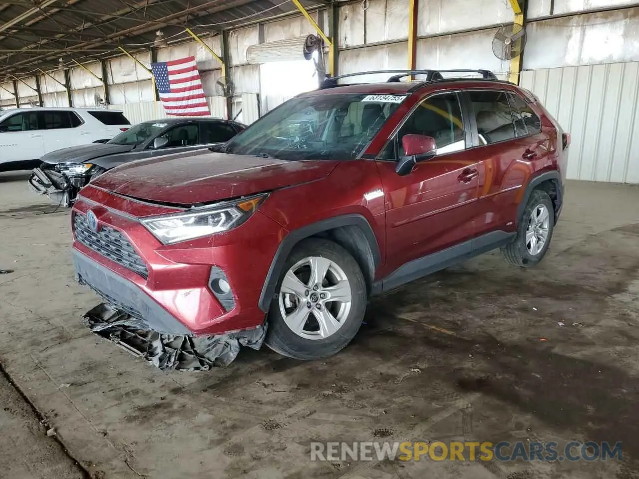 1 fotografías del automóvil dañado 2T3RWRFV7KW018121 TOYOTA RAV4 2019