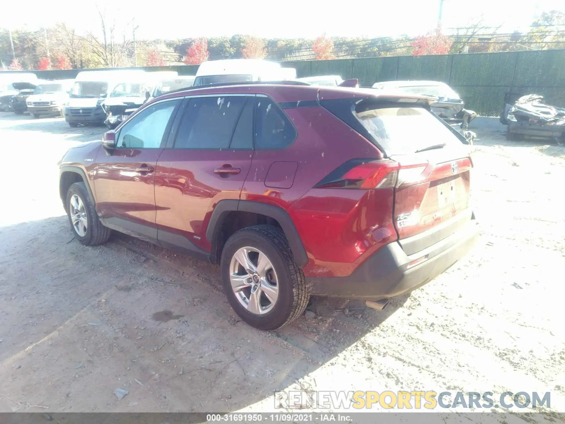 3 fotografías del automóvil dañado 2T3RWRFV7KW025490 TOYOTA RAV4 2019