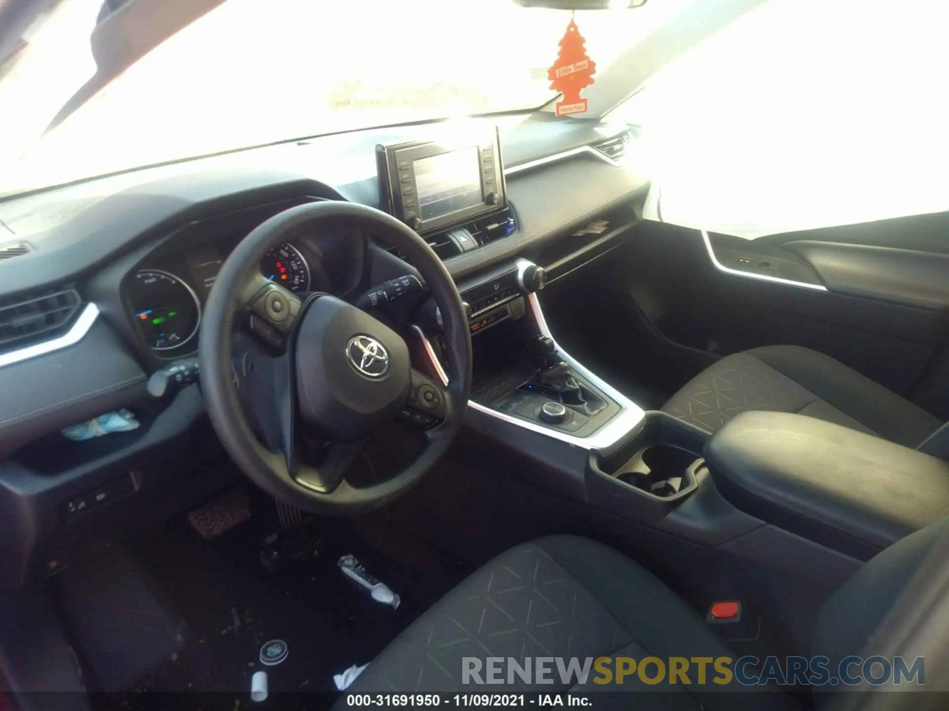5 fotografías del automóvil dañado 2T3RWRFV7KW025490 TOYOTA RAV4 2019