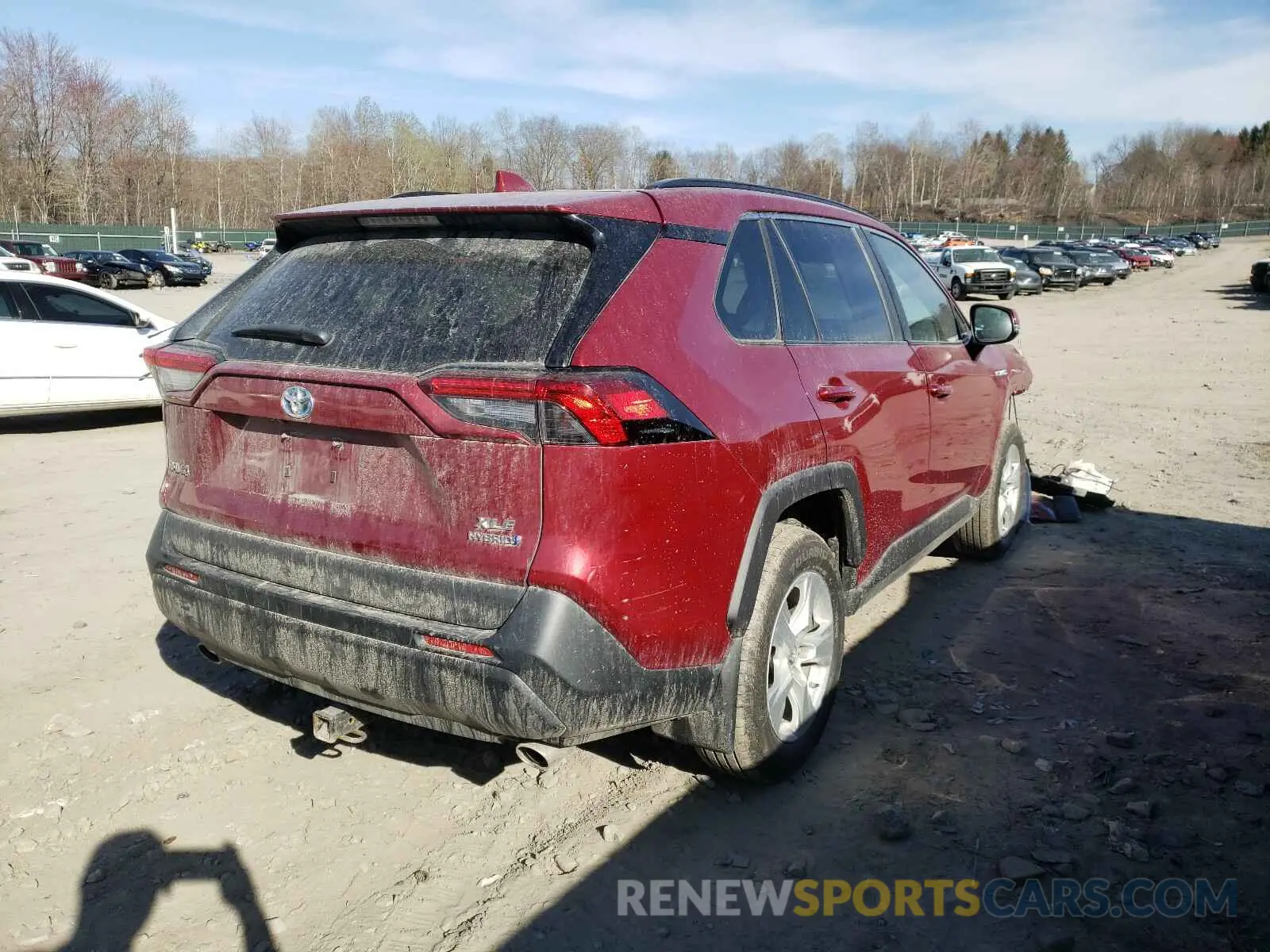 4 fotografías del automóvil dañado 2T3RWRFV7KW041043 TOYOTA RAV4 2019