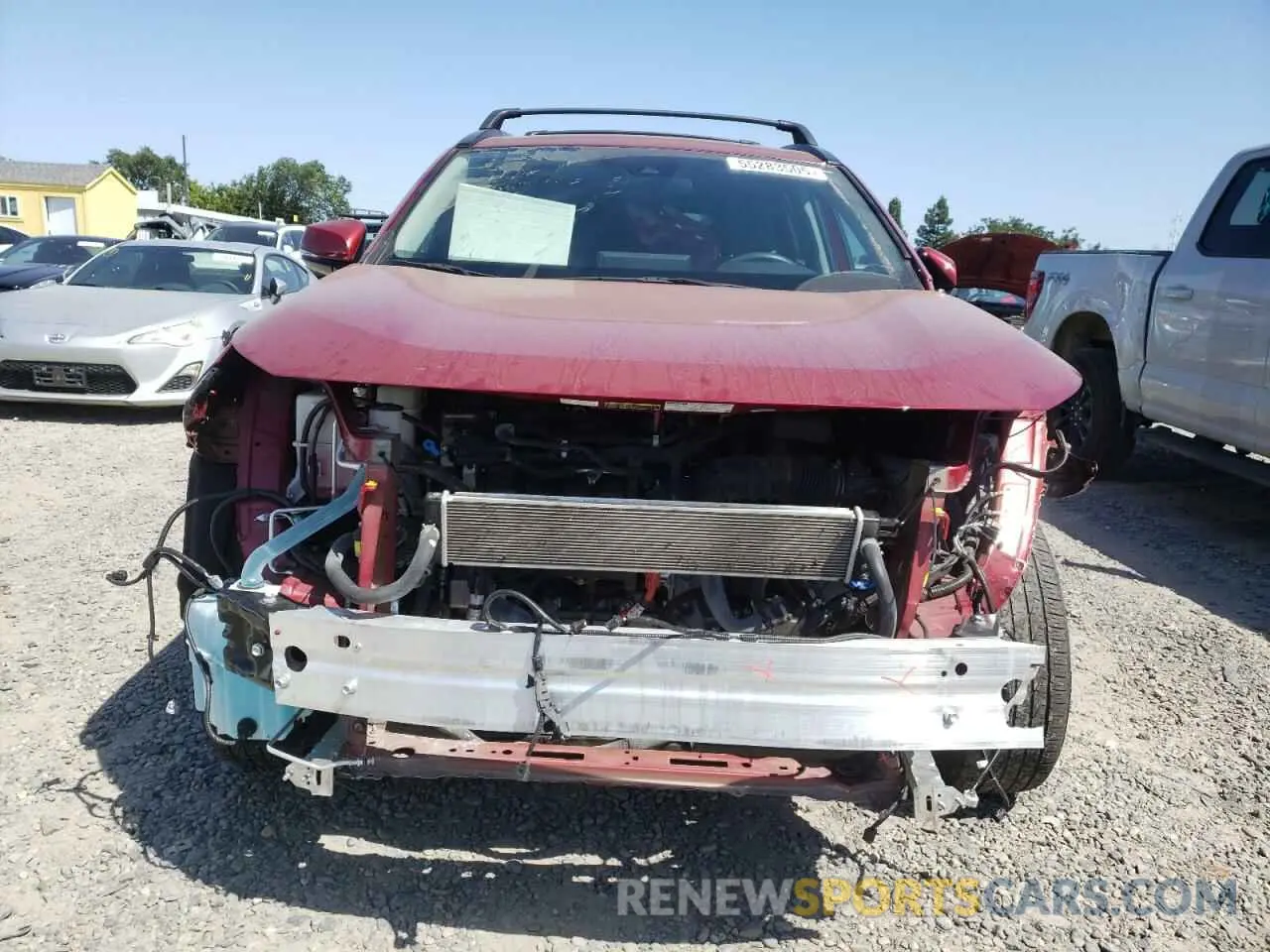 5 fotografías del automóvil dañado 2T3RWRFV8KW019732 TOYOTA RAV4 2019