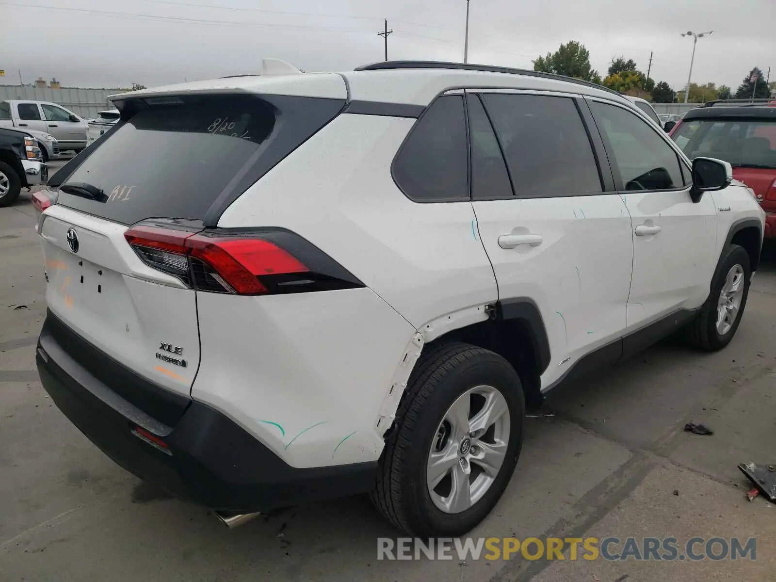 4 fotografías del automóvil dañado 2T3RWRFVXKW012894 TOYOTA RAV4 2019