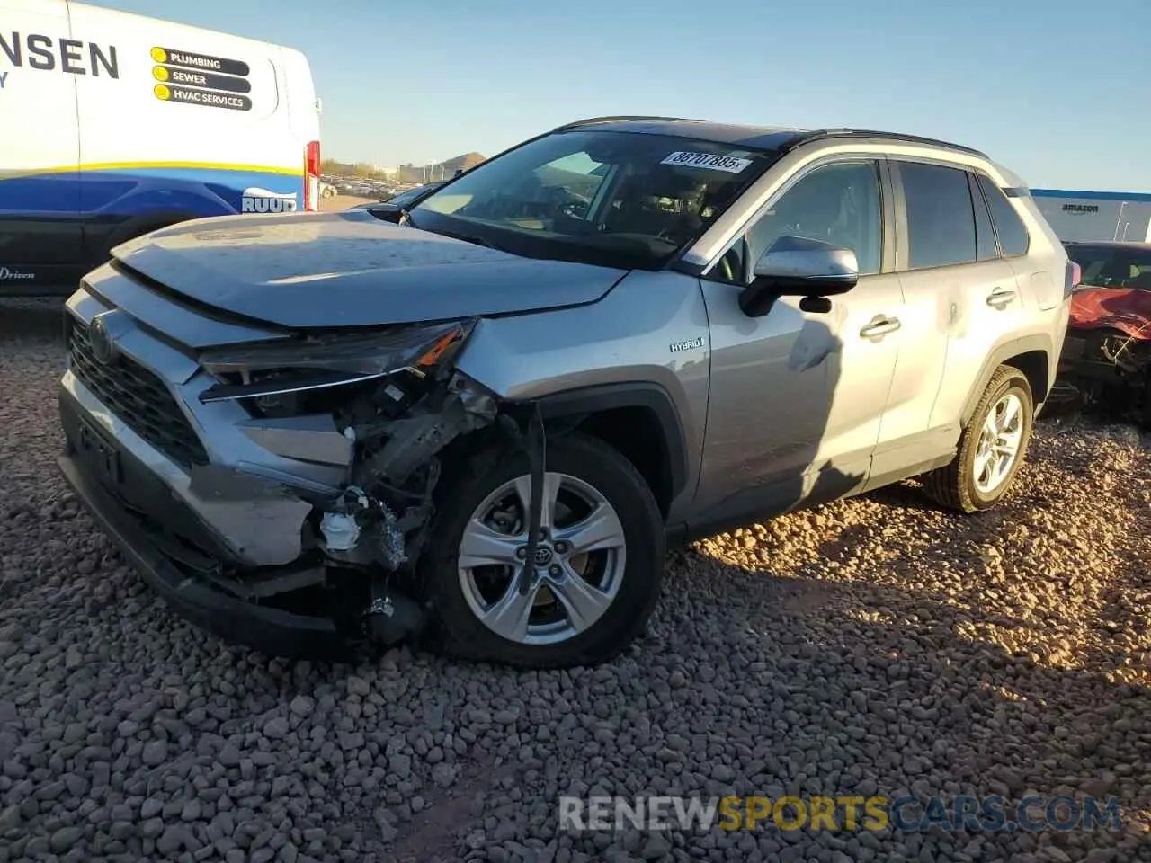 1 fotografías del automóvil dañado 2T3RWRFVXKW028898 TOYOTA RAV4 2019