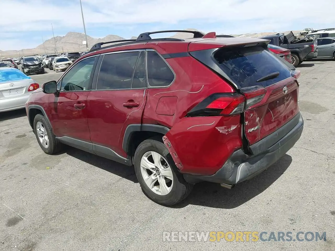 2 fotografías del automóvil dañado 2T3W1RFV0KW030547 TOYOTA RAV4 2019