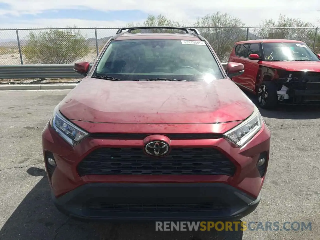 5 fotografías del automóvil dañado 2T3W1RFV0KW030547 TOYOTA RAV4 2019