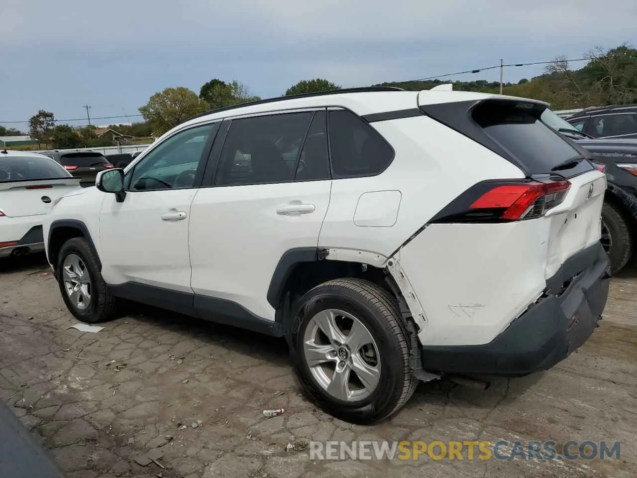 2 fotografías del automóvil dañado 2T3W1RFV1KC030428 TOYOTA RAV4 2019