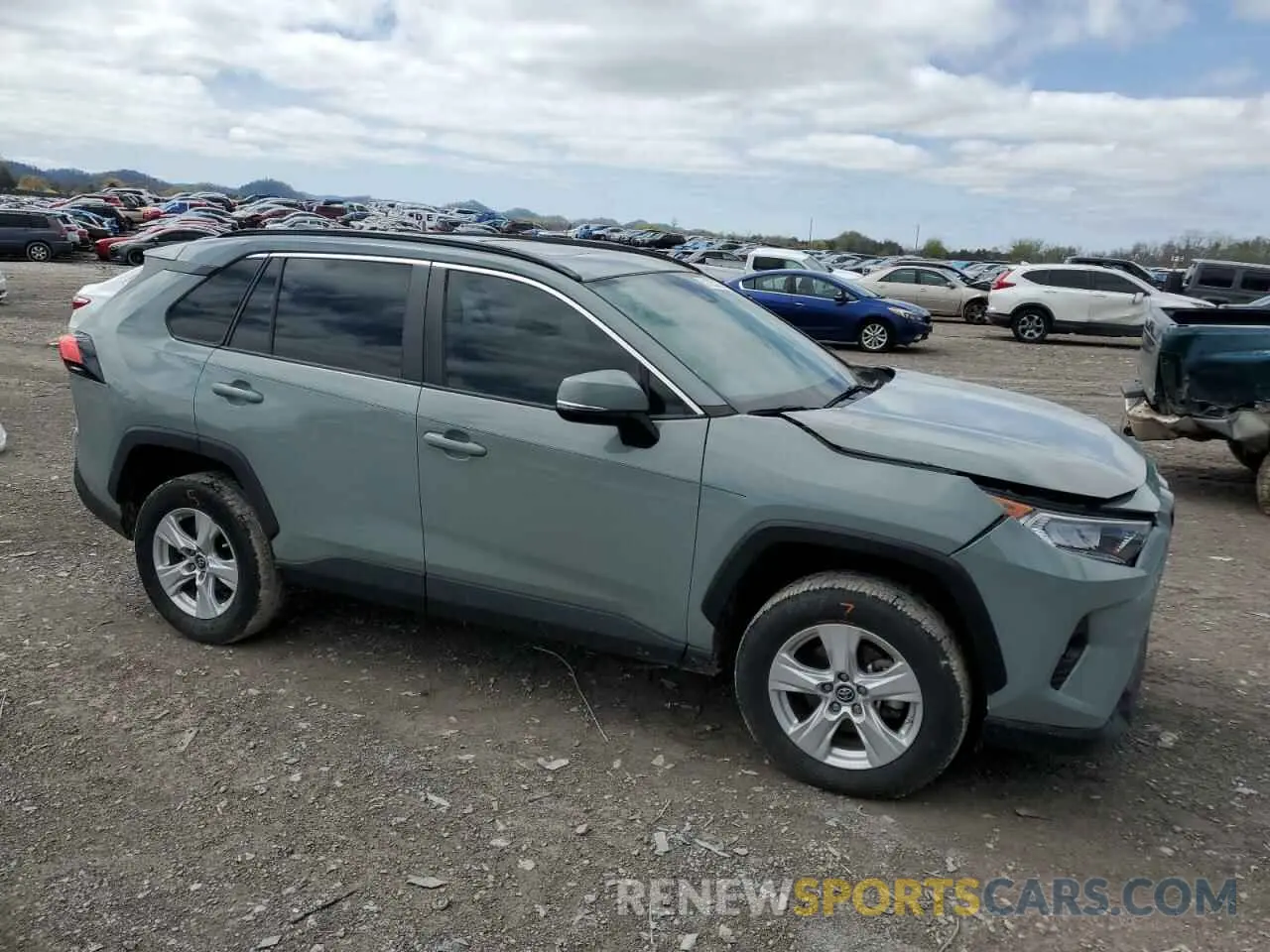 4 fotografías del automóvil dañado 2T3W1RFV1KW051326 TOYOTA RAV4 2019