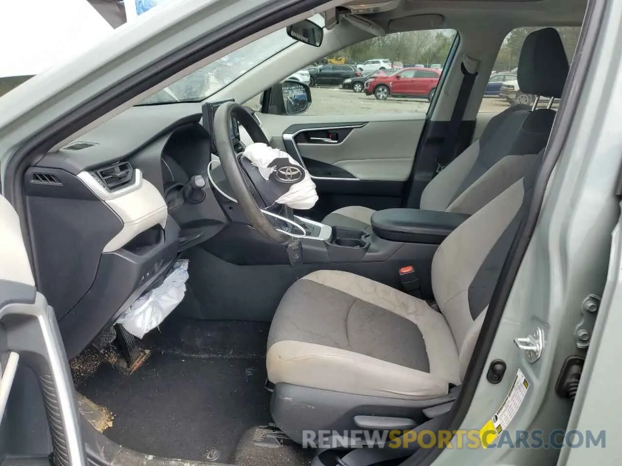 7 fotografías del automóvil dañado 2T3W1RFV1KW051326 TOYOTA RAV4 2019