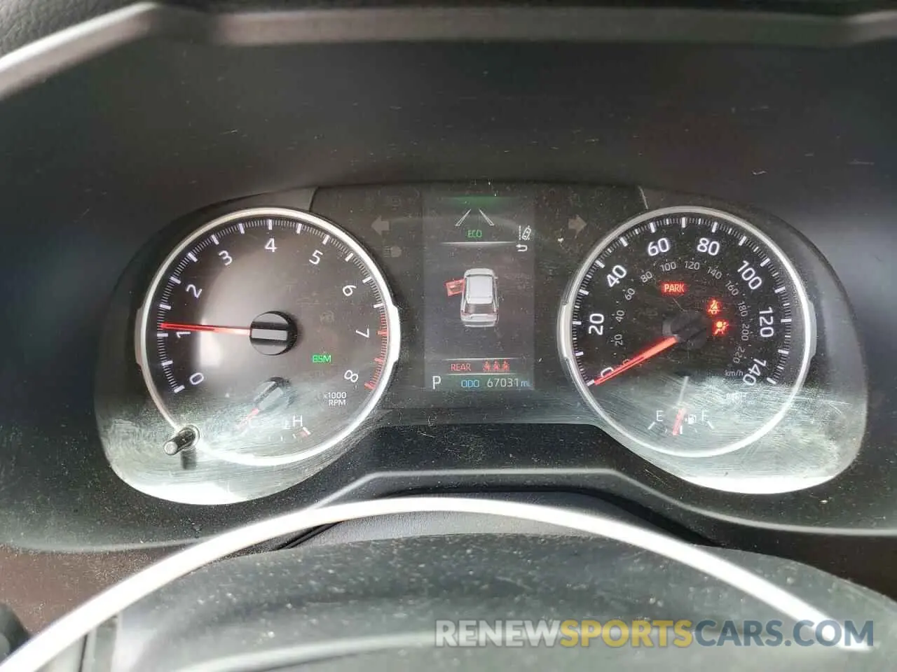 9 fotografías del automóvil dañado 2T3W1RFV1KW051326 TOYOTA RAV4 2019