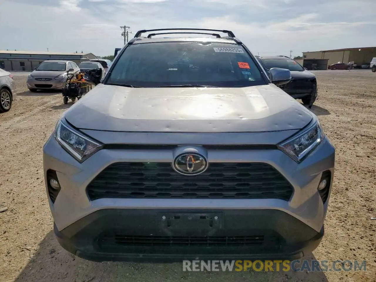 5 fotografías del automóvil dañado 2T3W1RFV2KC023276 TOYOTA RAV4 2019