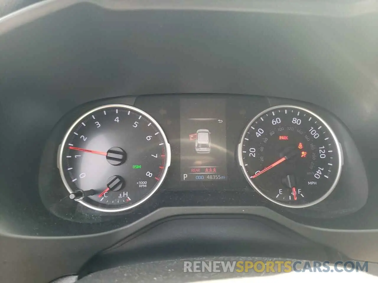 9 fotografías del automóvil dañado 2T3W1RFV3KW002676 TOYOTA RAV4 2019