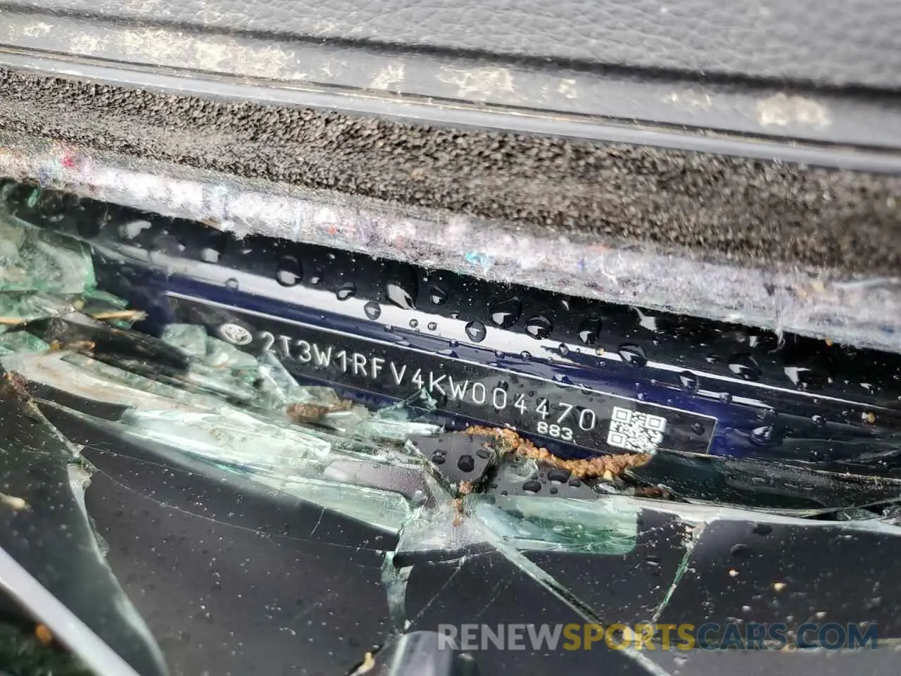 13 fotografías del automóvil dañado 2T3W1RFV4KW004470 TOYOTA RAV4 2019