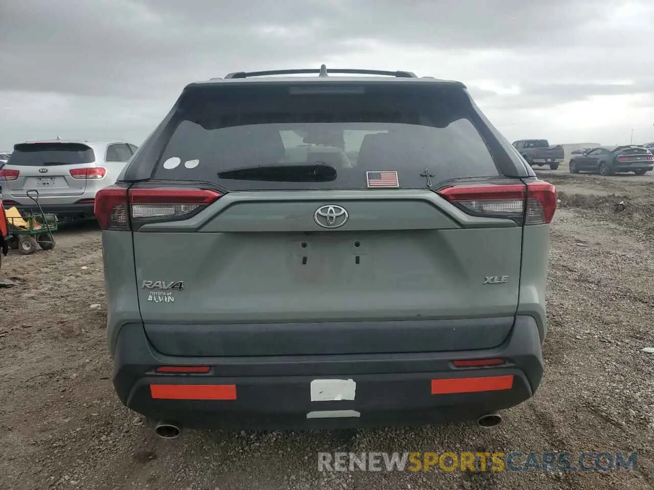 6 fotografías del automóvil dañado 2T3W1RFV4KW005960 TOYOTA RAV4 2019