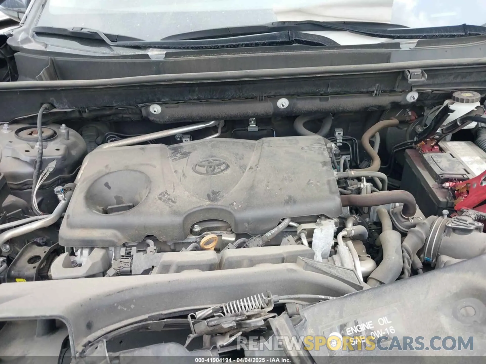10 fotografías del automóvil dañado 2T3W1RFV4KW009927 TOYOTA RAV4 2019