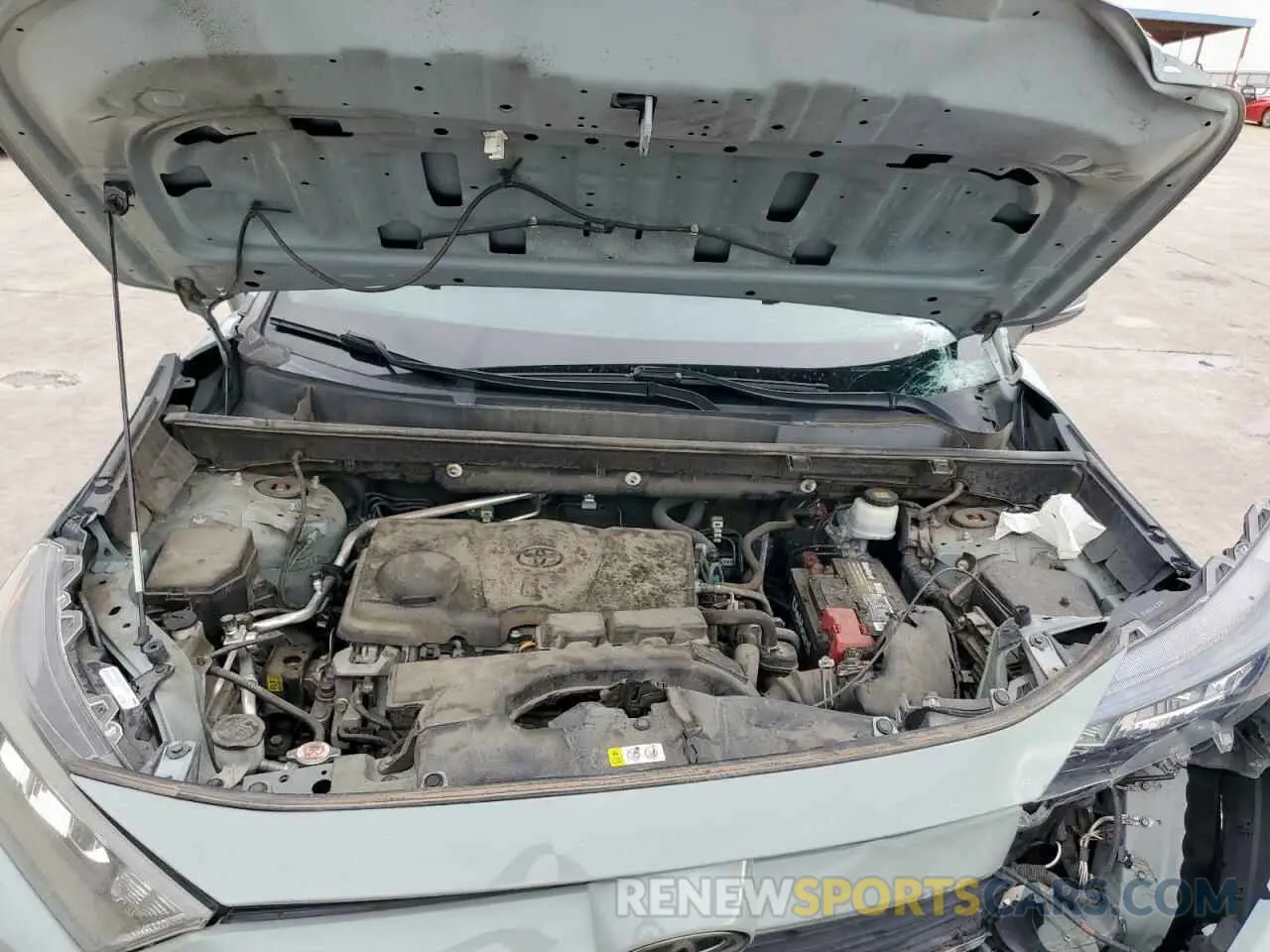 12 fotografías del automóvil dañado 2T3W1RFV4KW016070 TOYOTA RAV4 2019