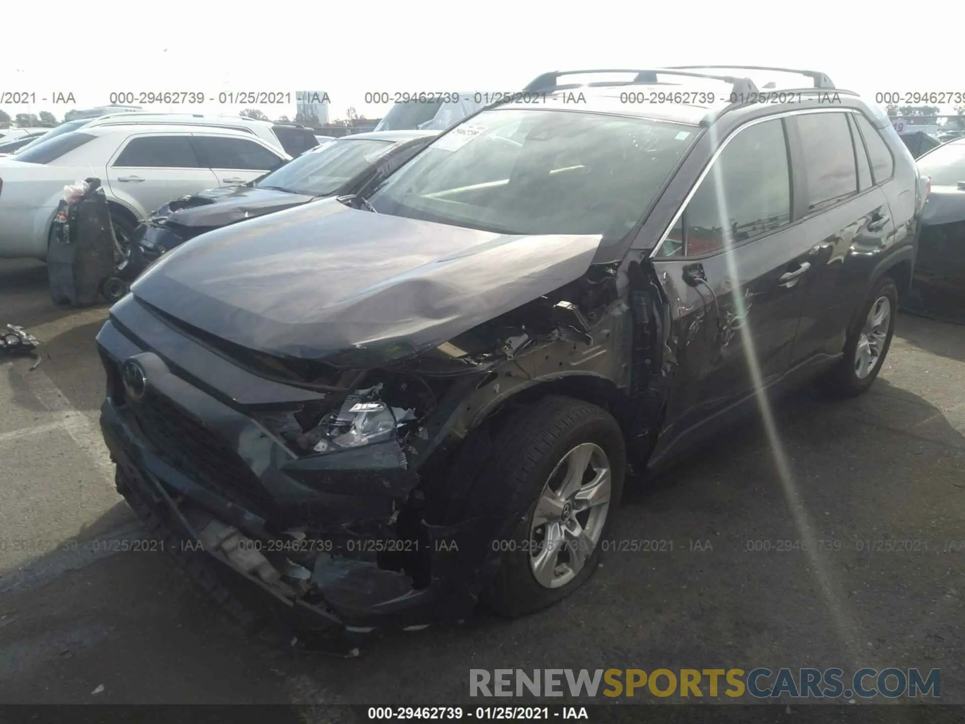 2 fotografías del automóvil dañado 2T3W1RFV4KW016313 TOYOTA RAV4 2019