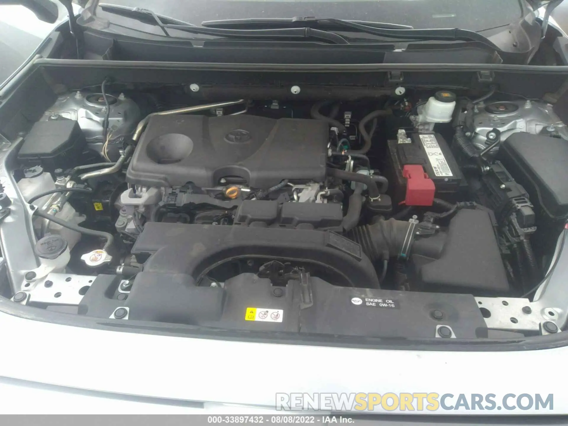 10 fotografías del automóvil dañado 2T3W1RFV4KW026677 TOYOTA RAV4 2019
