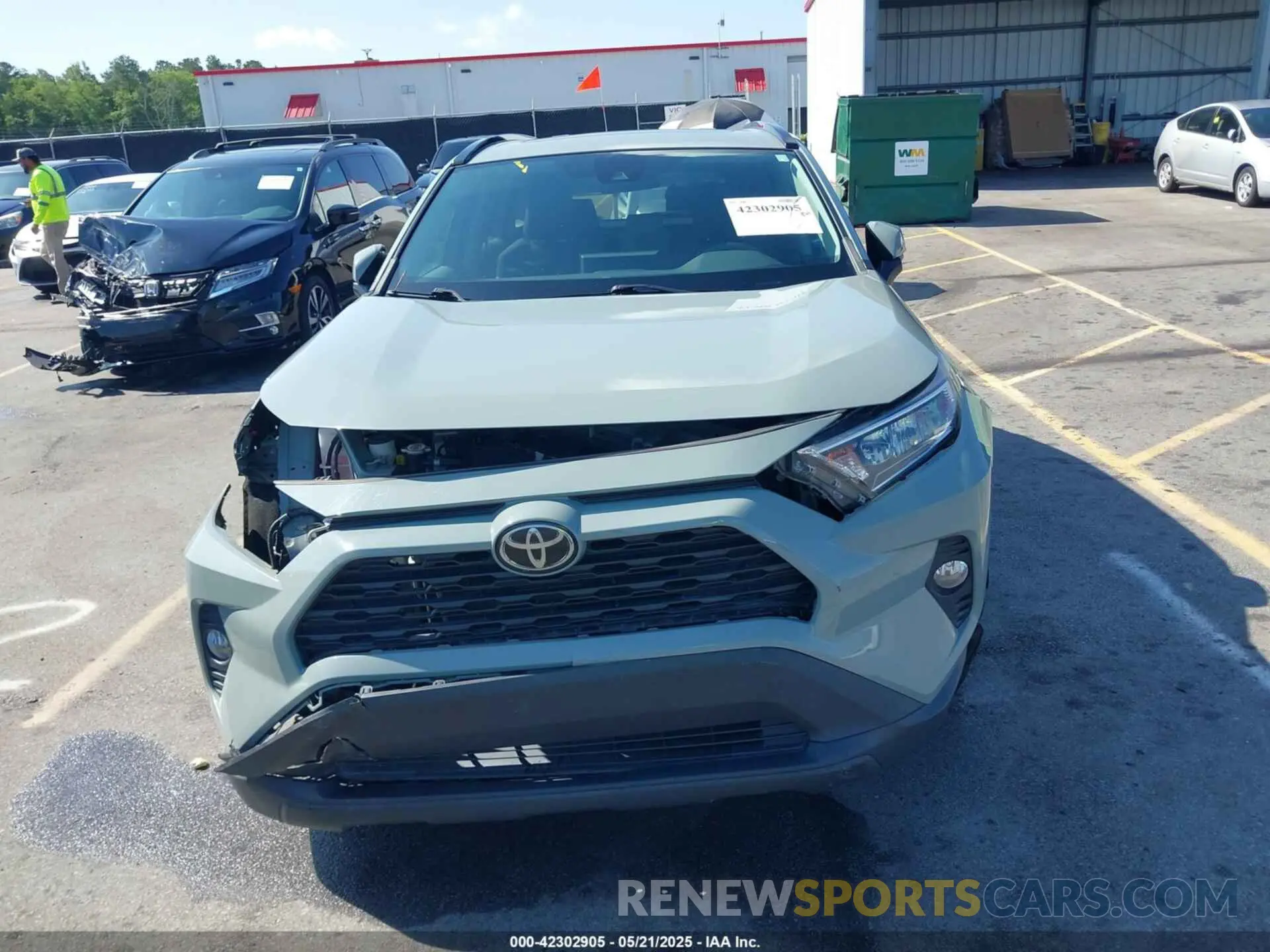 13 fotografías del automóvil dañado 2T3W1RFV4KW057153 TOYOTA RAV4 2019