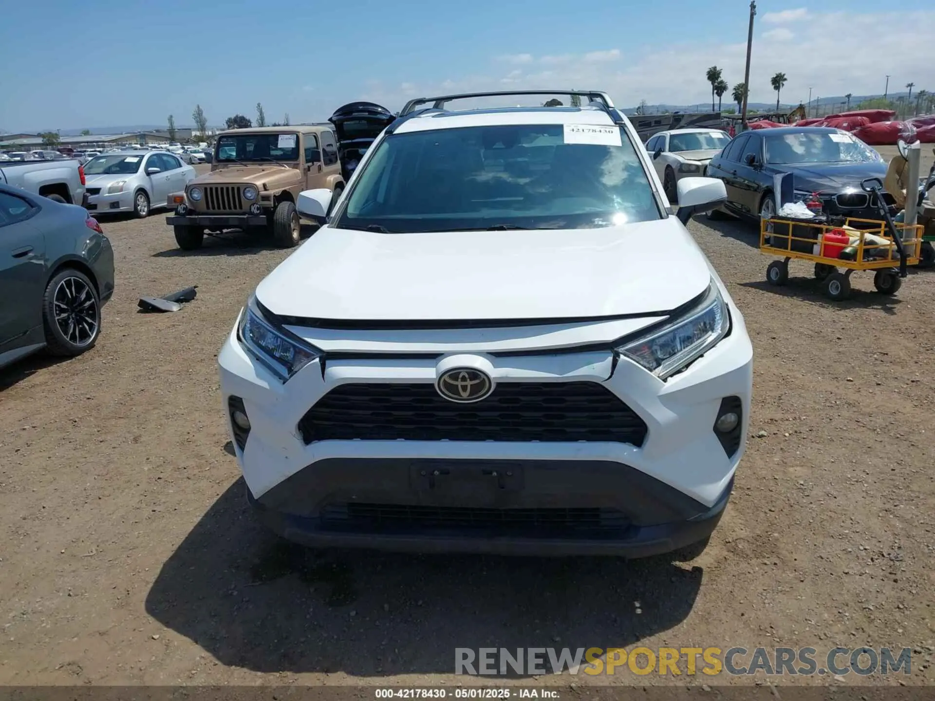 12 fotografías del automóvil dañado 2T3W1RFV6KC024382 TOYOTA RAV4 2019