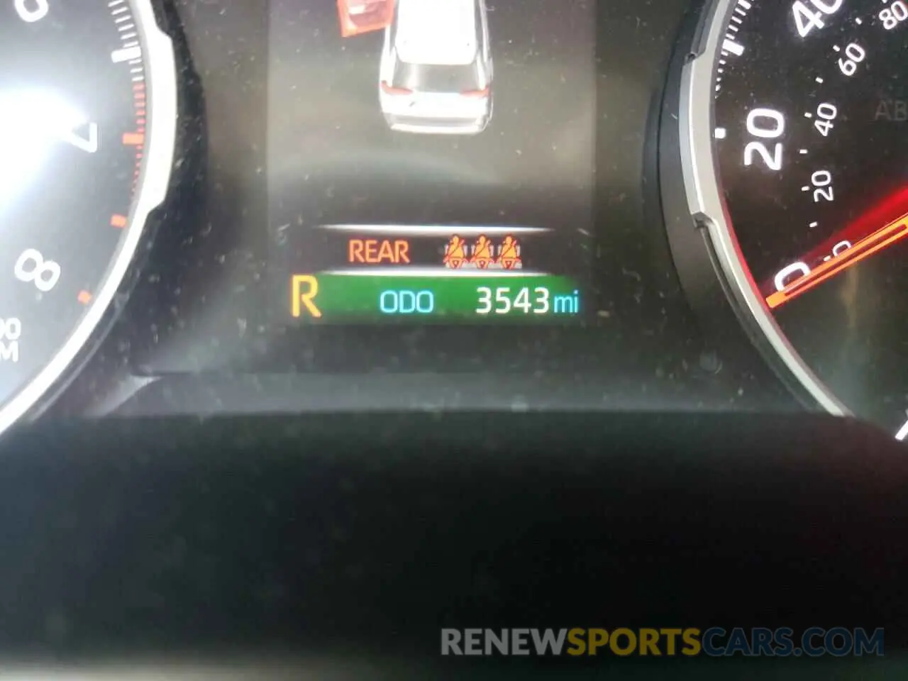 8 fotografías del automóvil dañado 2T3W1RFV6KC030053 TOYOTA RAV4 2019