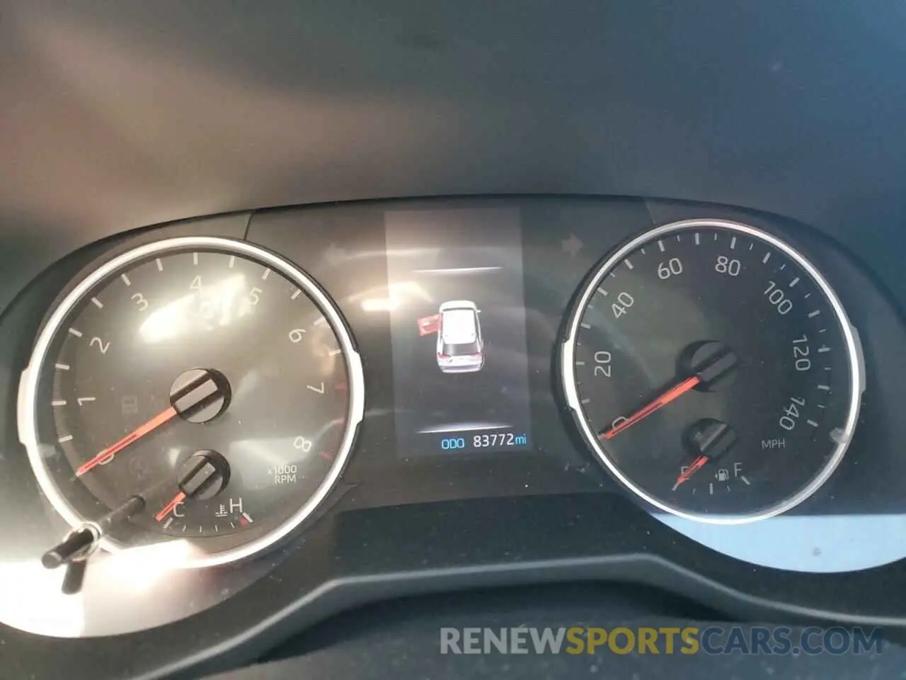 9 fotografías del automóvil dañado 2T3W1RFV7KC002911 TOYOTA RAV4 2019